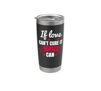 If Love Can't Cure It Nurses Can Funny Nursing Nurse Bicchiere termico in acciaio inox doppia parete