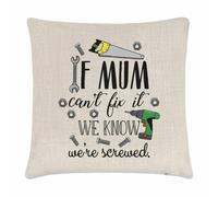 If Mamma Can'T Fix It We Know We'Re Avvitato Cuscino Cover Divertente Festa