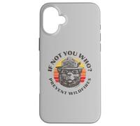 If Not You Who? Vintage Smokey Bear 80s Sunset Custodia per iPhone 16 Plus