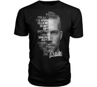 If One Day The Speed Kill Me Do Not Cry Paul Walker Quote Gifts T-Shirt M