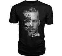 If One Day The Speed Kill Me Do Not Cry Paul Walker Quote Gifts T-Shirt S