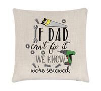 If Papà Can'T Fix It We Know We'Re Avvitato Copricuscino Cuscino Day Divertente