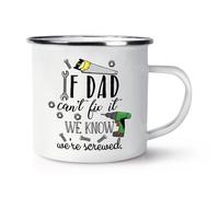 If Papà Can'T Fix It We Know We'Re Avvitato Smalto Tazza Festa Del Campeggio