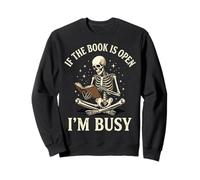 If The Book Is Open I'm Busy Biblioteca Felpa