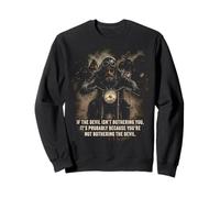 If The Devil Isn't Bothering You... Men Christian Motorcycle Felpa