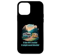 If the RV's Rockin', It Might Need Blockin' Camper Trailer Custodia per iPhone 12 mini
