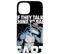 If They Talk Behind Yo Back Fart Lupo Umorismo Furry Custodia per iPhone 15