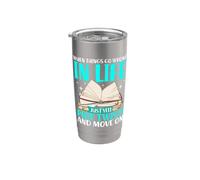 If things go wrong in life, simply scream "Plot Twist" Bicchiere termico in acciaio inox doppia parete