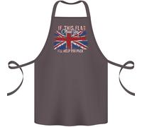 If This Bandiera Offends You Union Jack Britain Cotone Grembiule 100% Biologico
