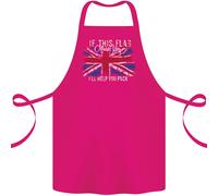 If This Bandiera Offends You Union Jack Britain Cotone Grembiule 100% Biologico