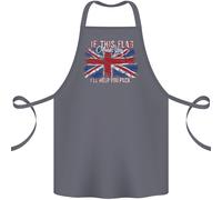If This Bandiera Offends You Union Jack Britain Cotone Grembiule 100% Biologico