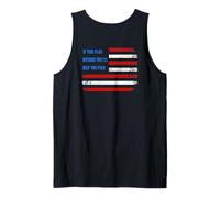 If This Flag Offends You I'll Help You Pack American Flag Canotta