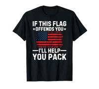 If This Flag Offends You I'll Help You Pack Maglietta