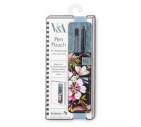 IF V & A Bookaroo Pen Pouch Kilburn Black Floral, One Size Kilburn Black Floral
