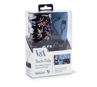 IF - V&A Bookaroo Tech-Tidy, Kilburn Black FloralOne Size