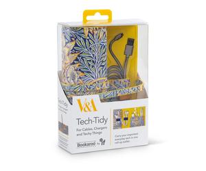 IF V & A Bookaroo Tech-Tidy Morris Tulip & Willow, Yellow, One Size Morris Tulip
