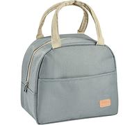 BEABA, Borsa pranzo isotermica per i pasti dei bambini/bambini, Lunchbox, Conservazione al Caldo/Fresco, Grande Capienza 5L, Tessuto impermeabile, Tasca anteriore, Materiale Morbido, Verde Salvia