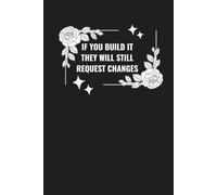 If You Build It They Will Still Request Changes: Blank Lined Notebook for Office Professionals, 6x9 Inches, 120 Pages