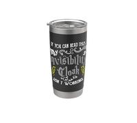 If You Can Read This My Invisibility Cloak Isn't Working Fun Bicchiere termico in acciaio inox doppia parete