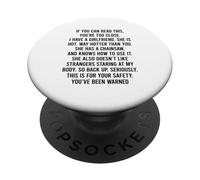 If You Can Read This You Are Too Close PopSockets PopGrip Adesivo