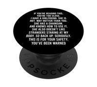 If You Can Read This You Are Too Close PopSockets PopGrip Adesivo