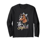 If You Can't Jump It, Style It Hobby Horse Maglia a Manica