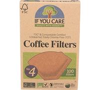 If You Care No. 4 Large Unbleached Coffee Filters x100