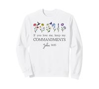 If You Love Keep My Commandments John 14:15 Bible Verse God Felpa
