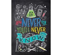 If You Never Try… Inspire U Poster