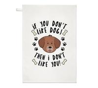 If You Non Come Cani Then i Don'T Come You Strofinaccio Piatto Panno - Pupazzo