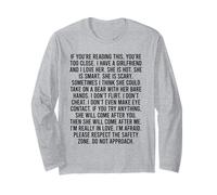 If You’re Reading This You’re Too Close Maglia a Manica
