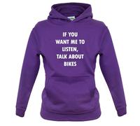 If You Want Me To Ascolta, Parlare About Biciclette - Bambini Felpa/Maglione -