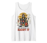 If You've Got It Haunt It Retro Halloween Ghost Canotta