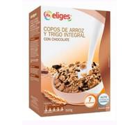 Ifa Eligés Fiocchi di Riso e Grano Integrale al Cioccolato, Cereali per Colazione, 500 g, Confezione da 3