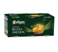 Ifa Eliges Olive Manzanilla Ripiene di Acciuga, Confezione 6 Lattine da 50 g, Formato Monodose, Confezione da 3