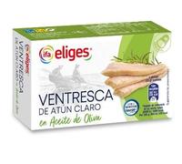 Ifa Eligés Ventresca di Tonno Chiaro all'Olio d'Oliva, Parte Pregiata e Morbida, 73g Peso Sgocciolato, Confezione da 3