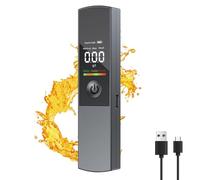 IFaca Etilometro Portatile Certificato - Alcol Test Professionale, Etilometro Digitale con Display LCD, Alcol Test Portatile per Auto, Motocicli, Uso Domestico e Lavoro