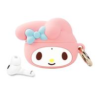 iFace Hello Kitty and Friends Cute AirPods Pro 2 Case Compatible with AirPods 2nd Gen Pro - Cute Silicone Protective Cover [Carabiner Clip Included] [Wireless Charging Compatible] - My Melody