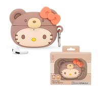 iFace Hello Kitty and Friends Serie Latte Bear compatibile con AirPods Pro 3 - Graziosa custodia protettiva in silicone [moschettone incluso] [compatibile con ricarica wireless] - Hello Kitty