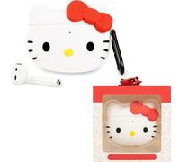 iFace Sanrio - Custodia protettiva in silicone progettata per AirPods 1/2 custodia [moschettone incluso] [compatibile con ricarica wireless] - Hello Kitty