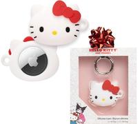 iFace Sanrio Friends Special Edition Silicone Protective Cover [ Compatible with Apple AirTag ][Cute Character Case] [Carabiner Keychain Clip Included] - Hello Kitty
