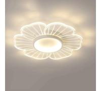 IFAIBYRNK Plafoniera Moderna Minimalista Creativa A Forma Di Fiore Da 20,5 Pollici, Lampada Da Soffitto A LED Dimmerabile A 3 Colori In Acrilico E Metallo, Apparecchi Di Illuminazione