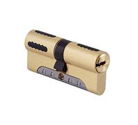 IFAM Cilindro di Alta Sicurezza WX1000, 30x30 mm, Serratura per Porta Esterna, Profilo Europeo, Resistente All'Effrazione, Anti-Scasso, Anti-Trapano, Anti-Bumping, Include 5 Chiavi, Colore Nichel