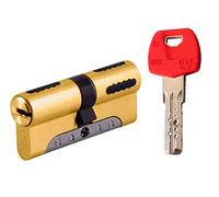 IFAM - Cilindro porta esterna WX1000, 35 x 35, colore: ottone, con serratura ad alta sicurezza, profilo europeo, con 5 chiavi, protezione anti-rottura, anti-strappo, anti-strappo, anti-scivolo
