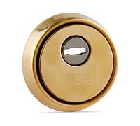 IFAM Scudo di sicurezza ES610, sistema antigascia e antiprotezione, piastra in acciaio, colore ottone