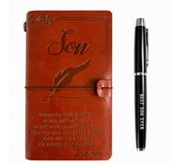 Ifasilty Son Gifts from Mom Leather Journal with Accessories Pen