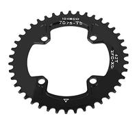 iFCOW Catena per bicicletta, BCD 104 MM 42 T stretta ampia corona singola anello catena per SHIMANO guarnitura AM/XC bicicletta
