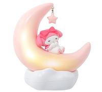 iFCOW Cinnamoroll Luce Notturna per Bambini Personaggio Anime Carino LED Luce Notturna Scrivania Scaffale Ornamento Lampada da Letto Regalo