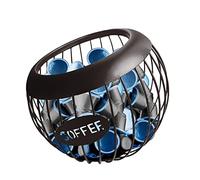 iFCOW Contenitore per cialde di caffè di grande capacità, organizer per capsule di caffè, compatibile con tutte le cialde di caffè