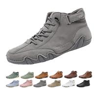 IFDHFBTY Scarpe Anthoern, Scarpe Ortopediche Anthoern, Scarpe Ortopediche Leggere e alla Moda Antiscivolo Slip-On Unisex(Grigio,42 EU)